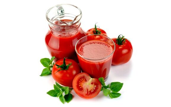 sok od rajčice za japansku prehranu